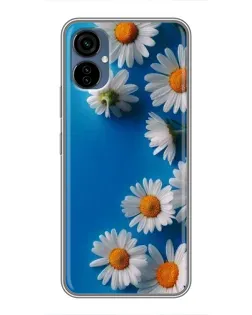 Чехол для TECNO Camon 19 Neo с картинкой «Белоснежные маргаритки» Чехол для TECNO Camon 19 Neo с картинкой «Белоснежные маргаритки»