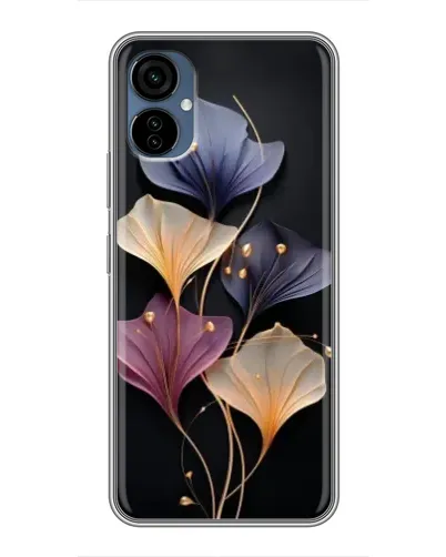 Чехол для TECNO Camon 19 Neo с картинкой «Лиловые цветы грации» Чехол для TECNO Camon 19 Neo с картинкой «Лиловые цветы грации»