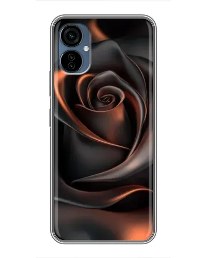 Чехол для TECNO Camon 19 Neo с картинкой «Шелковая черная роза» Чехол для TECNO Camon 19 Neo с картинкой «Шелковая черная роза»