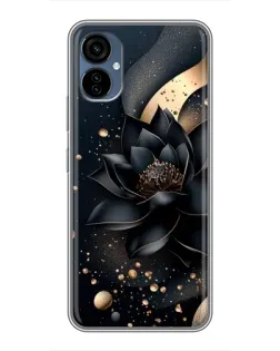 Чехол для TECNO Camon 19 Neo с картинкой «Черный лотос» Чехол для TECNO Camon 19 Neo с картинкой «Черный лотос»