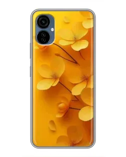 Чехол для TECNO Camon 19 Neo с картинкой «Золотые лепестки» Чехол для TECNO Camon 19 Neo с картинкой «Золотые лепестки»