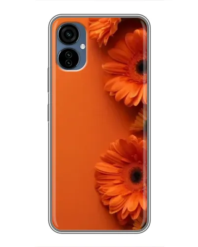 Чехол для TECNO Camon 19 Neo с картинкой «Оранжевые герберы» Чехол для TECNO Camon 19 Neo с картинкой «Оранжевые герберы»