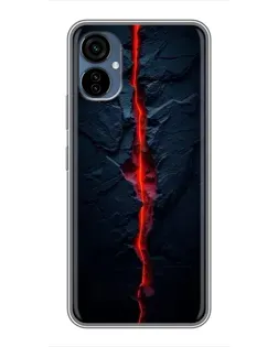Чехол для TECNO Camon 19 Neo с картинкой «Kрасная лавовая трещина» Чехол для TECNO Camon 19 Neo с картинкой «Kрасная лавовая трещина»