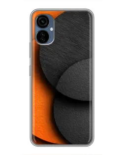 Чехол для TECNO Camon 19 Neo с картинкой «Геометрия оранжевых кругов» Чехол для TECNO Camon 19 Neo с картинкой «Геометрия оранжевых кругов»