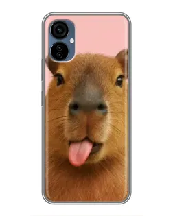 Чехол для TECNO Camon 19 Neo с картинкой «Капибара с языком» Чехол для TECNO Camon 19 Neo с картинкой «Капибара с языком»