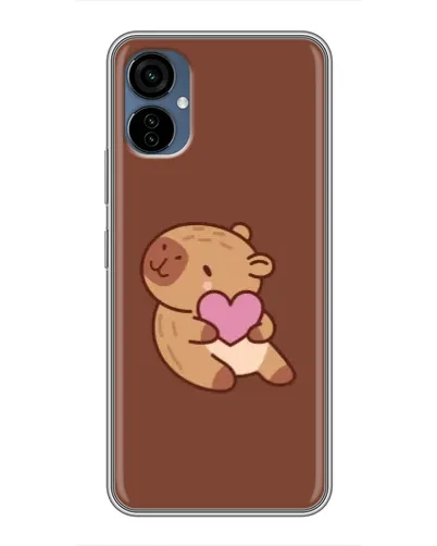 Чехол для TECNO Camon 19 Neo с картинкой «Капибара с сердцем» Чехол для TECNO Camon 19 Neo с картинкой «Капибара с сердцем»