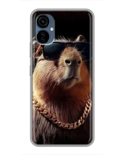 Чехол для TECNO Camon 19 Neo с картинкой «Капибара золотая цепь» Чехол для TECNO Camon 19 Neo с картинкой «Капибара золотая цепь»
