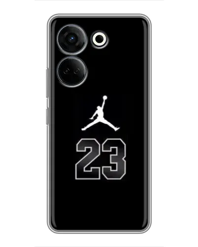 Чехол для TECNO Camon 20 Pro с картинкой «Jordan Flight 23»
