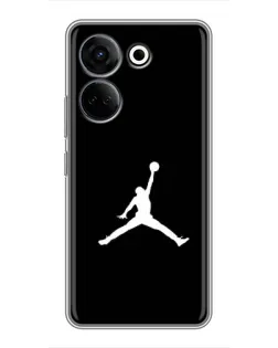Чехол для TECNO Camon 20 Pro с картинкой «Jordan Silhouette» Чехол для TECNO Camon 20 Pro с картинкой «Jordan Silhouette»