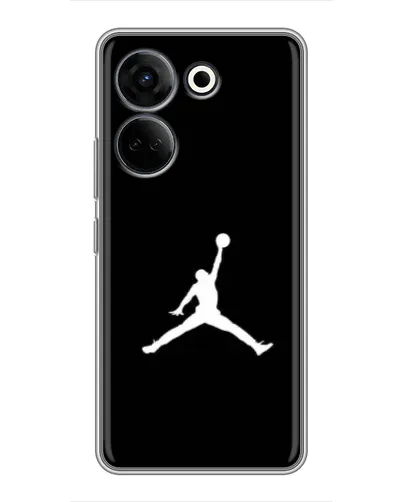 Чехол для TECNO Camon 20 Pro с картинкой «Jordan Silhouette»