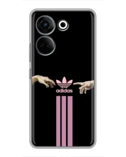 Чехол для TECNO Camon 20 Pro с картинкой «Adidas Hands»