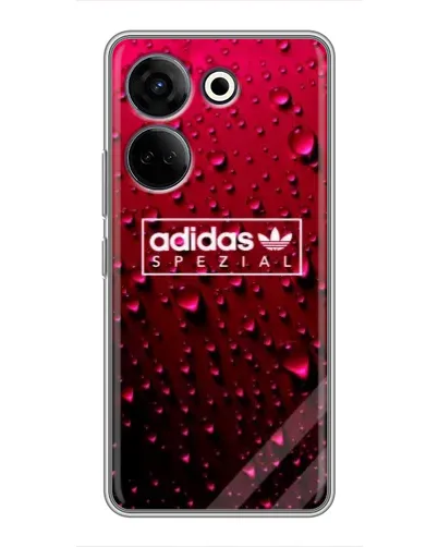 Чехол для TECNO Camon 20 Pro с картинкой «Adidas Gold Marble»
