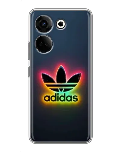 Чехол для TECNO Camon 20 Pro с картинкой «Неоновый Adidas»