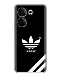 Чехол для TECNO Camon 20 Pro с картинкой «Adidas с диагональными полосами»