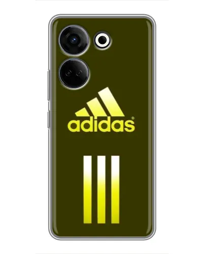Чехол для TECNO Camon 20 Pro с картинкой «Оливковый градиент Adidas»