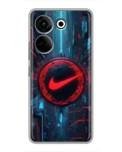 Чехол для TECNO Camon 20 Pro с картинкой «Техногенный стиль Nike» Чехол для TECNO Camon 20 Pro с картинкой «Техногенный стиль Nike»