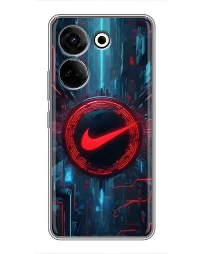 Чехол для TECNO Camon 20 Pro с картинкой «Техногенный стиль Nike»