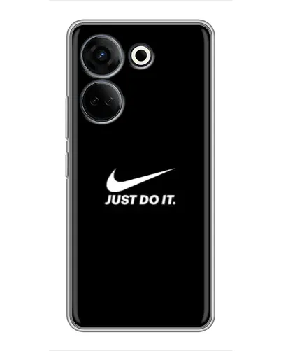 Чехол для TECNO Camon 20 Pro с картинкой «Минимализм от Nike»