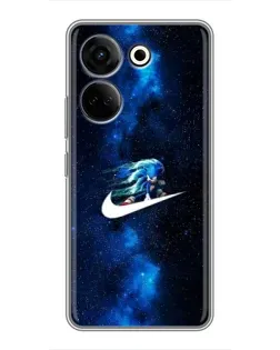 Чехол для TECNO Camon 20 Pro с картинкой «Звездный путь Nike» Чехол для TECNO Camon 20 Pro с картинкой «Звездный путь Nike»