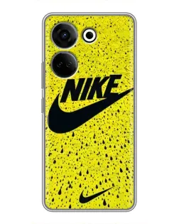 Чехол для TECNO Camon 20 Pro с картинкой «Желтый текстурный Nike» Чехол для TECNO Camon 20 Pro с картинкой «Желтый текстурный Nike»
