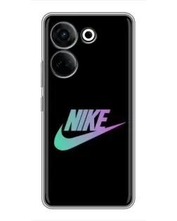 Чехол для TECNO Camon 20 Pro с картинкой «Nike — городская ночь» Чехол для TECNO Camon 20 Pro с картинкой «Nike — городская ночь»