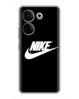 Чехол для TECNO Camon 20 Pro с картинкой «Мазки краски Nike» Чехол для TECNO Camon 20 Pro с картинкой «Мазки краски Nike»