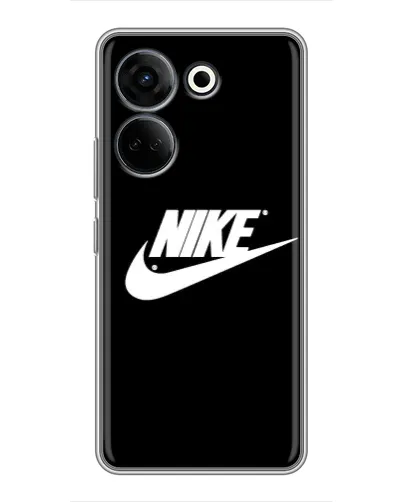Чехол для TECNO Camon 20 Pro с картинкой «Мазки краски Nike» Чехол для TECNO Camon 20 Pro с картинкой «Мазки краски Nike»