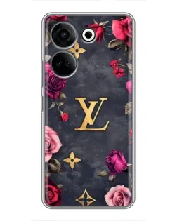 Чехол для TECNO Camon 20 Pro с картинкой «Цветочный Louis Vuitton» Чехол для TECNO Camon 20 Pro с картинкой «Цветочный Louis Vuitton»