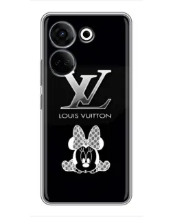 Чехол для TECNO Camon 20 Pro с картинкой «LV и Минни Маус» Чехол для TECNO Camon 20 Pro с картинкой «LV и Минни Маус»