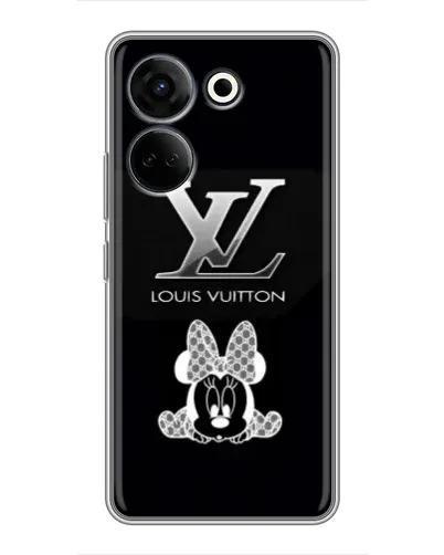 Чехол для TECNO Camon 20 Pro с картинкой «LV и Минни Маус»
