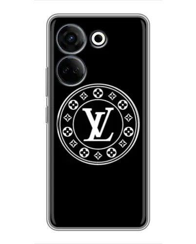 Чехол для TECNO Camon 20 Pro с картинкой «LV — печать стиля»