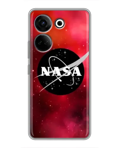 Чехол для TECNO Camon 20 Pro с картинкой «NASA — красная туманность»