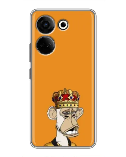 Чохол для TECNO Camon 20 Pro з картинкою «Золота мавпа Bored Ape» Чохол для TECNO Camon 20 Pro з картинкою «Золота мавпа Bored Ape»