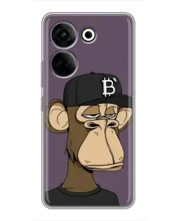 Чохол для TECNO Camon 20 Pro з картинкою «Bored Ape в кепці»
