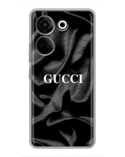 Чохол для TECNO Camon 20 Pro з картинкою «Gucci — шовкові хвилі»