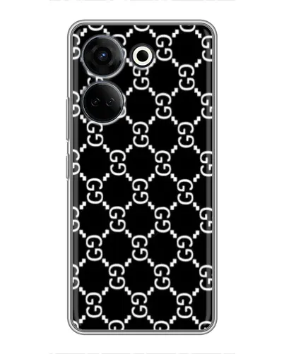 Чохол для TECNO Camon 20 Pro з картинкою «Gucci — сітчастий паттерн»
