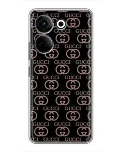 Чохол для TECNO Camon 20 Pro з картинкою «Класична монограма Gucci»