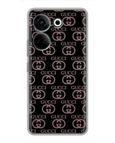Чохол для TECNO Camon 20 Pro з картинкою «Класична монограма Gucci»