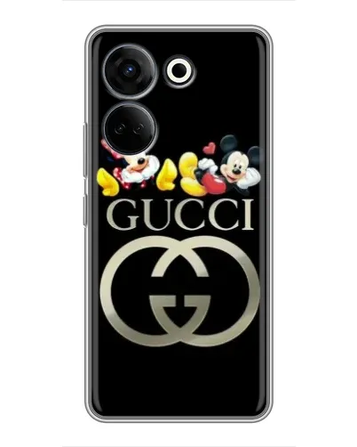 Чохол для TECNO Camon 20 Pro з картинкою «Gucci — герої Disney»