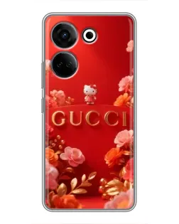 Чохол для TECNO Camon 20 Pro з картинкою «Gucci — золотий сад»