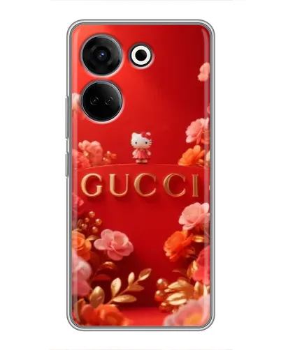 Чохол для TECNO Camon 20 Pro з картинкою «Gucci — золотий сад»
