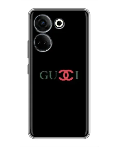 Чохол для TECNO Camon 20 Pro з картинкою «Gucci — червоний градієнт»