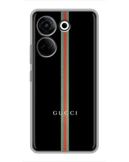 Чохол для TECNO Camon 20 Pro з картинкою «Gucci — строга лінія»