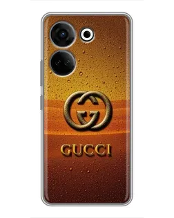 Чохол для TECNO Camon 20 Pro з картинкою «Gucci — сонячний градієнт»