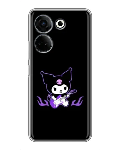 Чехол для TECNO Camon 20 Pro с картинкой «Электрическая Kuromi» Чехол для TECNO Camon 20 Pro с картинкой «Электрическая Kuromi»