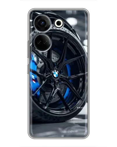 Чохол для TECNO Camon 20 Pro з картинкою «Колесо BMW зблизька»