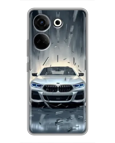 Чохол для TECNO Camon 20 Pro з картинкою «BMW у світлі фар»