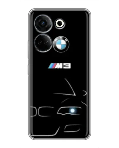 Чохол для TECNO Camon 20 Pro з картинкою «Мінімалістичний принт BMW M3»