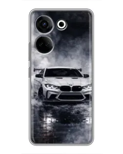 Чохол для TECNO Camon 20 Pro з картинкою «BMW крізь туман»