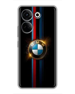 Чохол для TECNO Camon 20 Pro з картинкою «BMW M-Power неон»